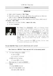 English Worksheet: A Neil Young song