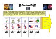English Worksheet: The Time Tunnel Project