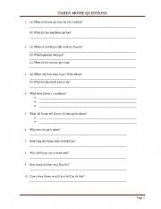 English worksheet: 