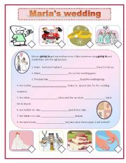 English worksheet: MARIAS WEDDING