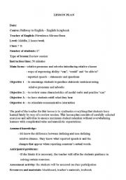 English worksheet: Relative Clauses