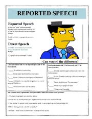 Reported / Direct Speech