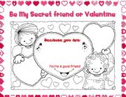 English Worksheet: Be my valentine 