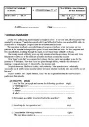 English Worksheet: ENGLISH