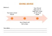 English Worksheet: Giving advice