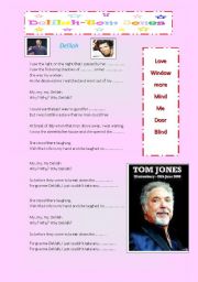 English Worksheet: Delilah-Tom Jones