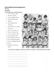 English Worksheet: review exercises 