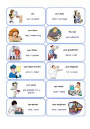 English Worksheet: mini job