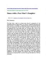 English worksheet: Summary of dance with a poor man´s daughter