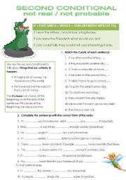 English Worksheet: SECOND CONDITIONAL
