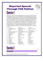 English Worksheet: 5 pages/5 exercises DETAILED MATERIAL preparation for FCE including the KEY