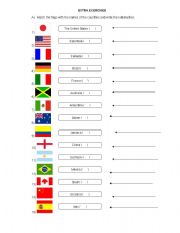 English Worksheet: NACIONALITY