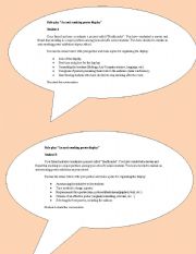 English Worksheet: Role play 