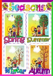 English Worksheet: Seasons