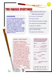 English Worksheet: Reading Comprehension 