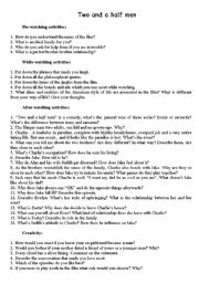English Worksheet: Two and a half men