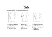 English worksheet: clothes