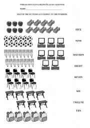 English Worksheet: pritable
