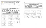 English worksheet: Writing assignment