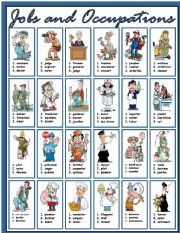 English Worksheet: Jobs and Occupations (part 1)