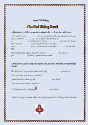 English Worksheet: RedRiding Hood2:3