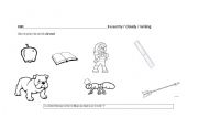 English worksheet: Phonics /a/