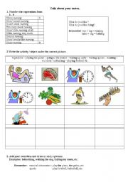 English Worksheet: Hobbies Discussion