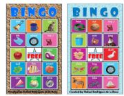 English Worksheet: VOWELS BINGO 1 (six cards)