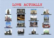 English Worksheet: LOVE ACTUALLY LONDON TOURIST ATTRACTIONS. MOVIE WORKSHEET