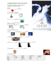 English Worksheet: Unchained Melody from the movie Ghost