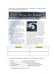 English Worksheet: Reading and Grammar