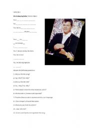 English Worksheet: WE BELONG TOGHETER