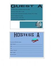 Restaurant Reservation Worksheets