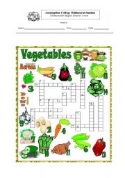 English Worksheet: fruits