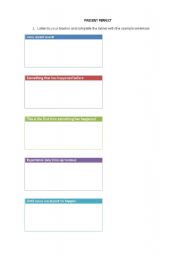 English Worksheet: Present perfect