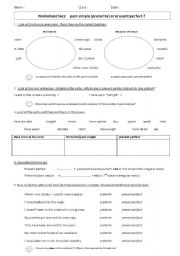 English Worksheet: Present perfect or past simple (preterite)?
