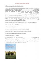 English worksheet: Death at a funeral