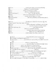 English Worksheet: ıf sentences