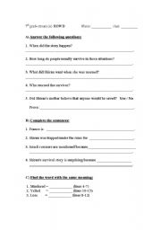 English worksheet: amazing rescue-part 2