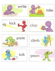 Verb Flashcard IV