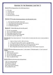 English worksheet: Activities