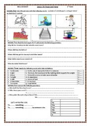 English Worksheet: Lesson 20: House and Home