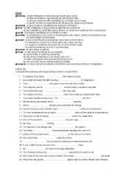 English Worksheet: GIVE - phrasal verbs