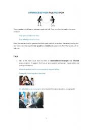 English Worksheet: say