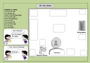 English Worksheet: Shopping- Locations In a Store-Part1