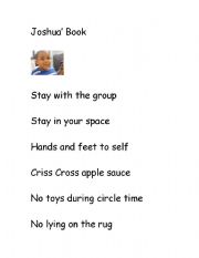 English Worksheet: Classroom Rules