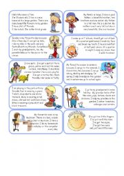 English Worksheet: stories