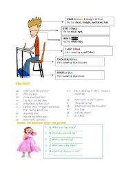 English Worksheet: Describing appearance