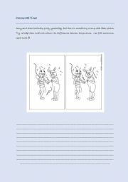 English worksheet: Carneval time