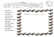English Worksheet: Halloween 